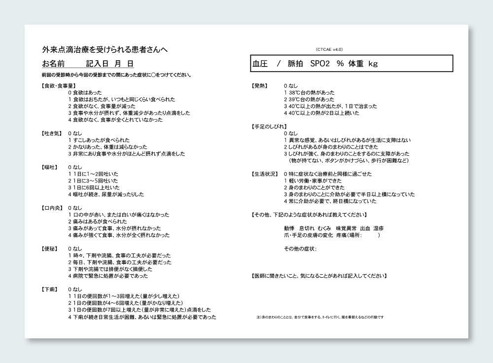 問診票