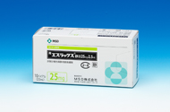 エスラックス®静注25mg/2.5mL 従来品：バイアル(フラッグ面)