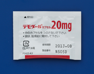 テモダール®カプセル20mg 従来品：分包(表)