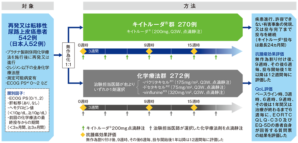 2次治療：KEYNOTE-045試験 | 臨床成績 | MSD Connect