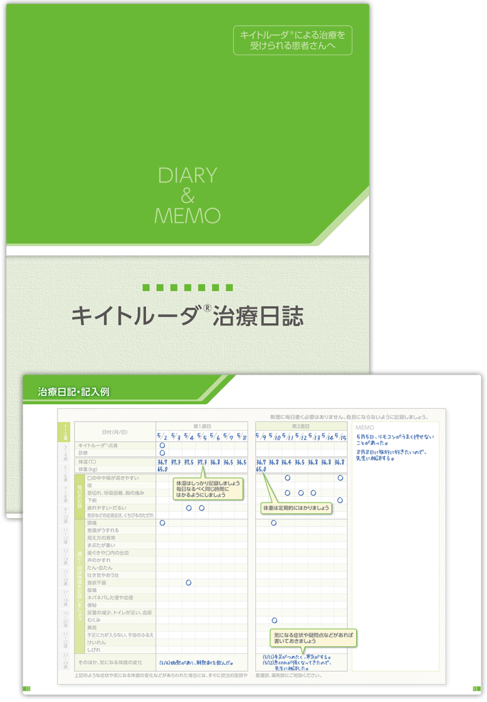 治療日誌（がん種共通）