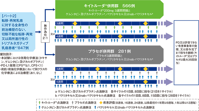 トリプルネガティブ乳癌コンテンツ:KEYNOTE-355試験概要
