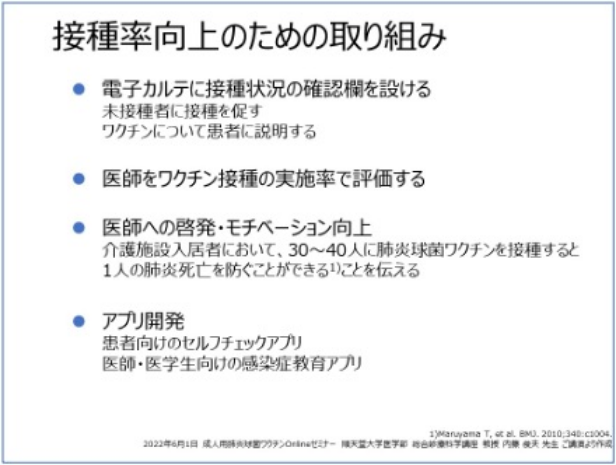 接種率向上のための取り組み