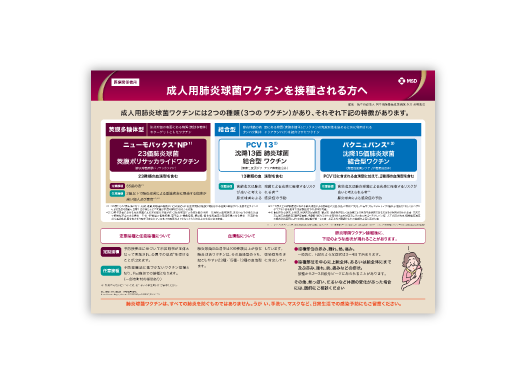 定期接種・再接種対象者早見下敷き