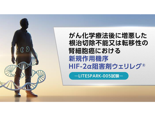 がん化学療法後に増悪した根治切除不能又は転移性の腎細胞癌における新規作用機序 HIF-2α阻害剤ウェリレグ®―LITESPARK-005試験―