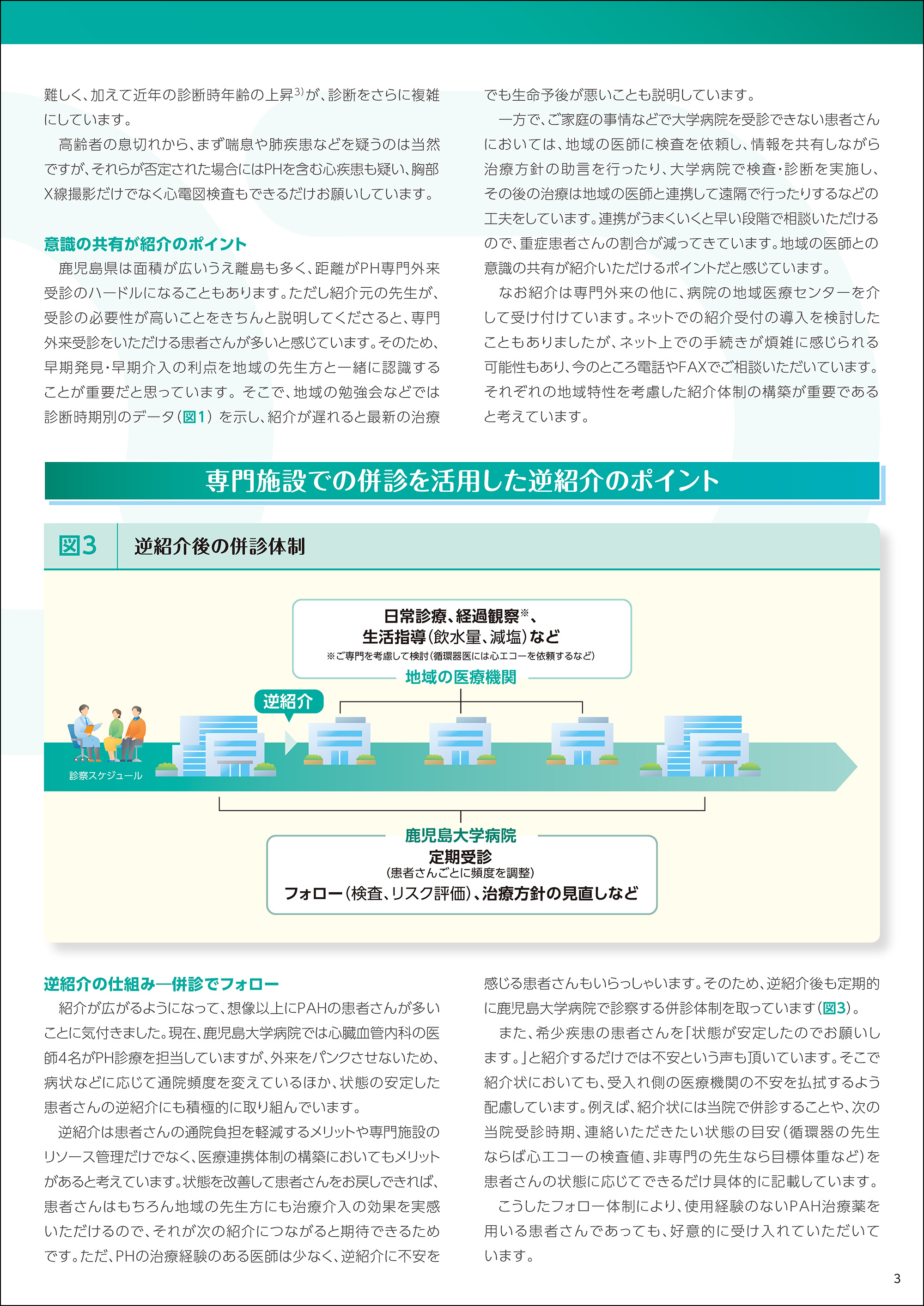 肺動脈性肺高血圧症治療における包括的な医療連携の重要性~鹿児島大学病院を中心とした地域での取組み~(3/4)