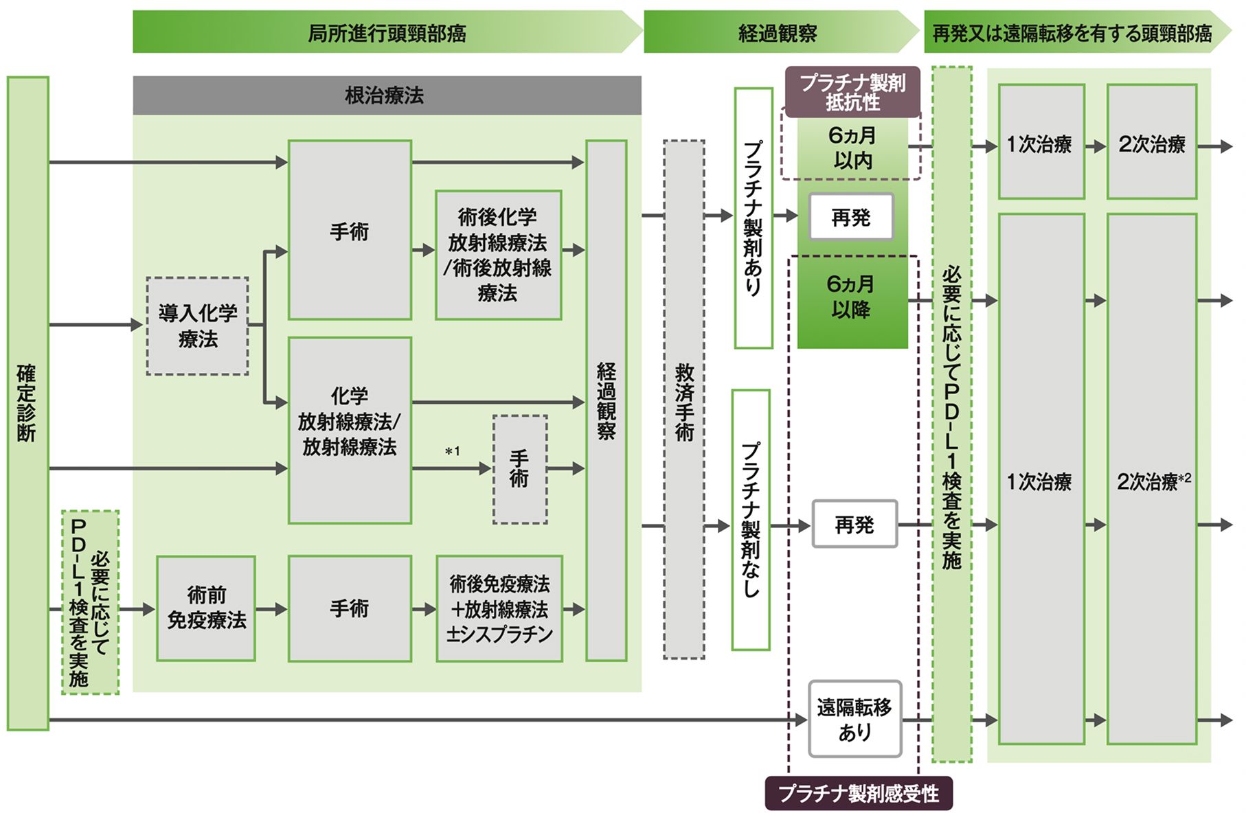 参考資料：頭頸部癌治療の概略