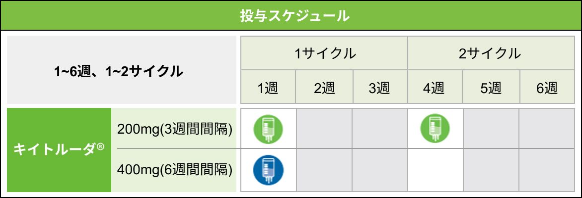 投与スケジュール